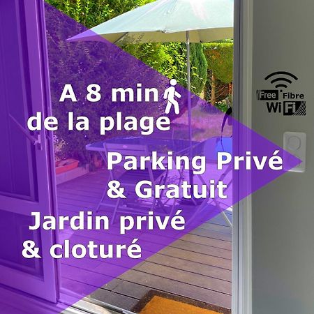 Studio Proche Plage - Parking Gratuit Et Prive - Terrasse Et Petit Jardin Cloture 库尔瑟勒·苏尔·梅尔 外观 照片
