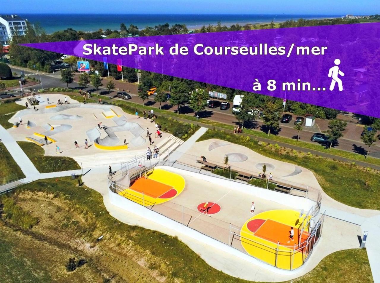 Studio Proche Plage - Parking Gratuit Et Prive - Terrasse Et Petit Jardin Cloture 库尔瑟勒·苏尔·梅尔 外观 照片