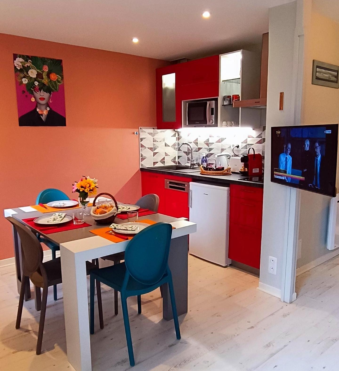 Studio Proche Plage - Parking Gratuit Et Prive - Terrasse Et Petit Jardin Cloture 库尔瑟勒·苏尔·梅尔 外观 照片
