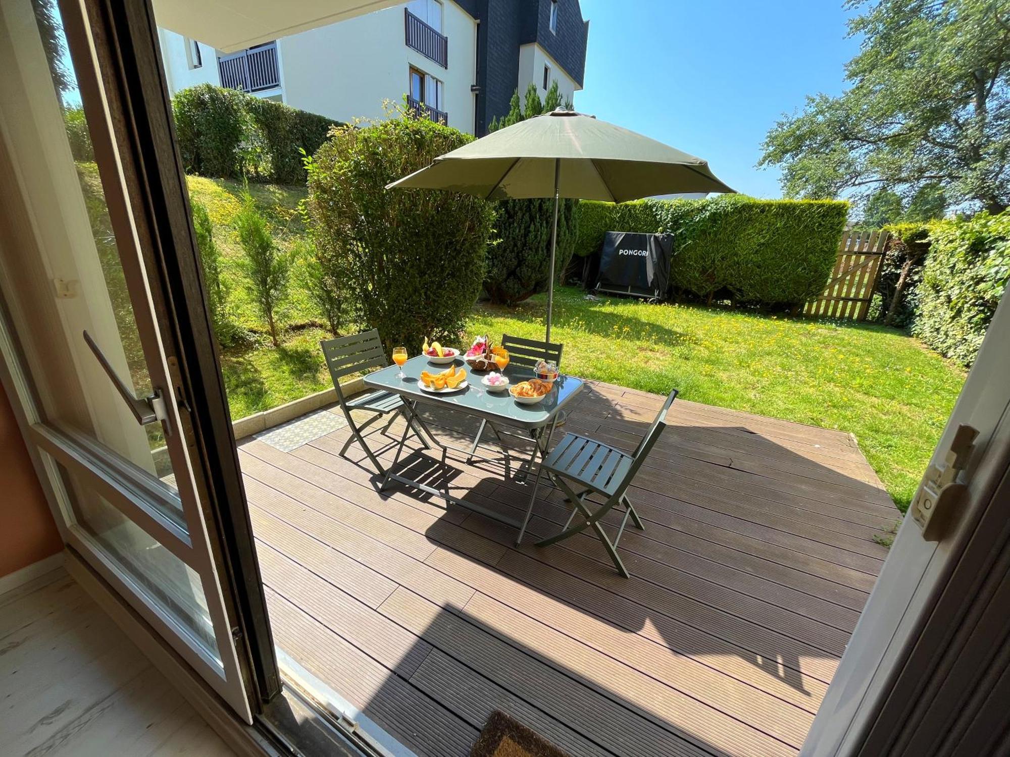 Studio Proche Plage - Parking Gratuit Et Prive - Terrasse Et Petit Jardin Cloture 库尔瑟勒·苏尔·梅尔 外观 照片